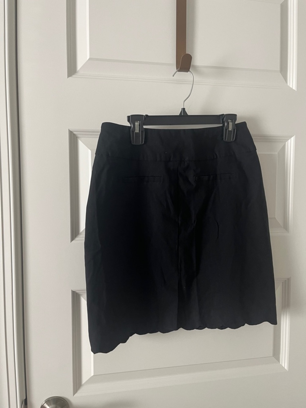 Lulu-B Black Scalloped Hem Mini Skirt - Picture 6 of 9